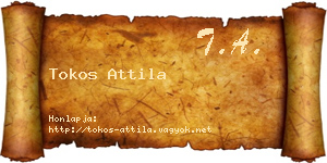 Tokos Attila névjegykártya